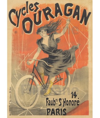 CYCLES OURAGAN Rf235-POSTER/REPRODUCTION d1 AFFICHE VINTAGE l'achat 