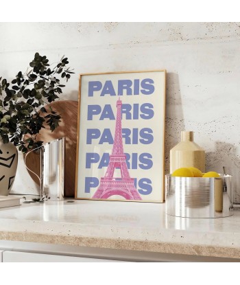 Paris Graphic Wall Art basket pas cher