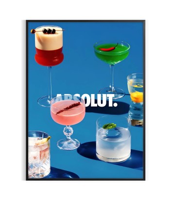 Absolut Cocktail Art Print plus qu'un jeu 