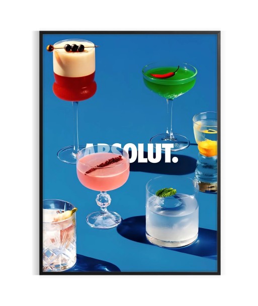 Absolut Cocktail Art Print plus qu'un jeu 