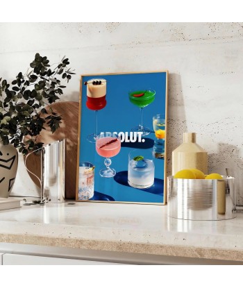 Absolut Cocktail Art Print plus qu'un jeu 