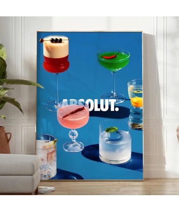 Absolut Cocktail Art Print plus qu'un jeu 