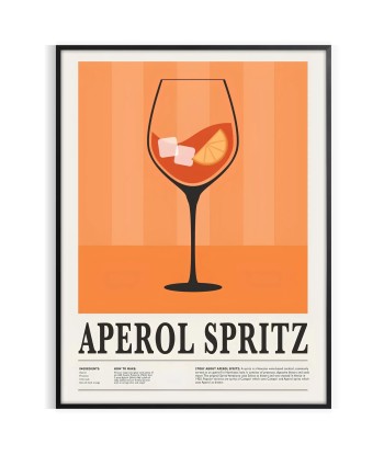 Aperol Spritz Cocktail Print sur le site 