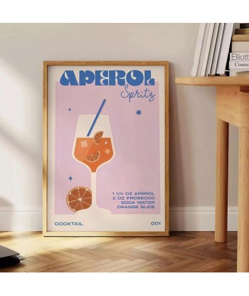 Aperol Spritz Cocktail Wall Art pour bénéficier 