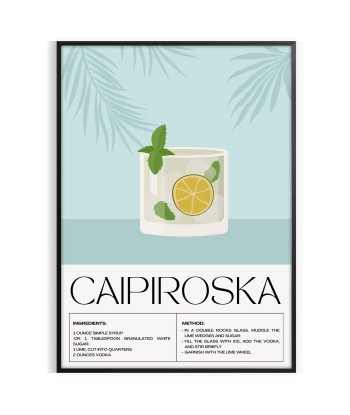 Caipiroska Cocktail Wall Art Le MVP de beaucoup