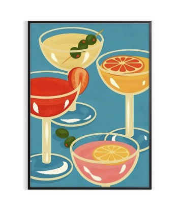 Cocktail Party Art Print Economisez 