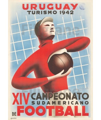 FOOT URUGUAY 1942 Rf153-POSTER/REPRODUCTION d1 AFFICHE VINTAGE d'Europe débarque