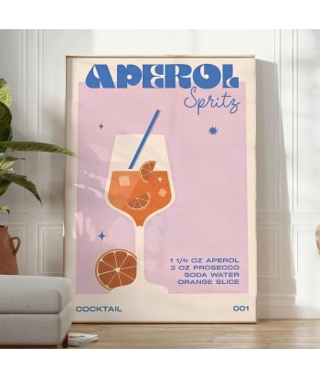 Aperol Spritz Cocktail Wall Art pour bénéficier 