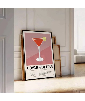 Cosmopolitan Cocktail Wall Art 1 est présent 