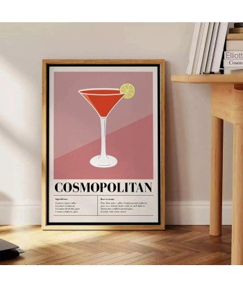 Cosmopolitan Cocktail Wall Art 1 est présent 