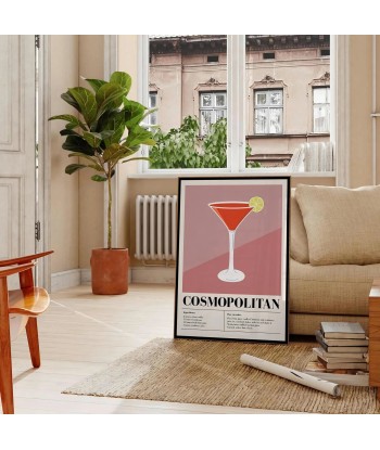 Cosmopolitan Cocktail Wall Art 1 est présent 