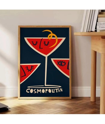 Cosmopolitan Cocktail Wall Art Comparez plus de prix