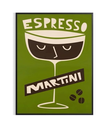 Espresso Martini Cocktail Wall Print ou a consommer sur place