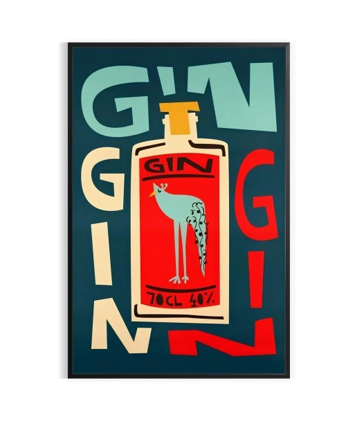 Gin Cocktail Wall Print Fin de série