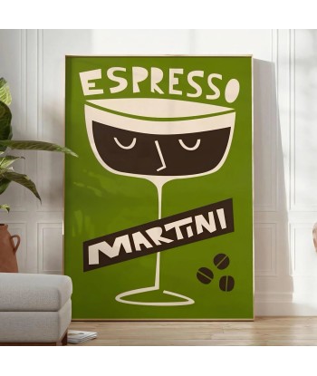 Espresso Martini Cocktail Wall Print ou a consommer sur place