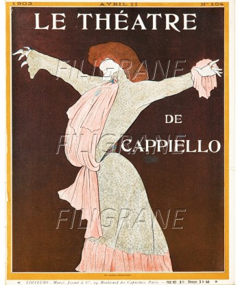 le THEATRE  REVUE PRESSE Rfdv-POSTER/REPRODUCTION d1 AFFICHE VINTAGE online