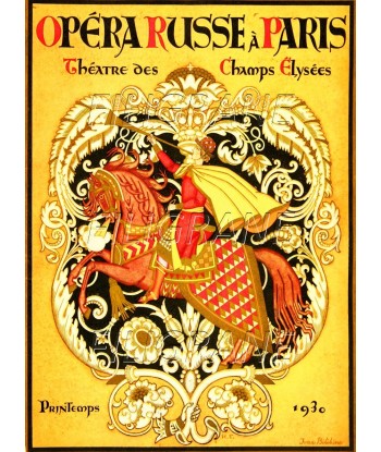 OpéRA RUSSE PARIS 1930 Rklf-POSTER/REPRODUCTION d1 AFFICHE VINTAGE soldes