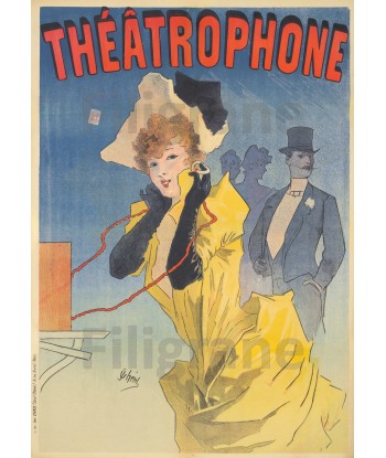 THEATROPHONE Rzgg-POSTER/REPRODUCTION d1 AFFICHE VINTAGE est présent 