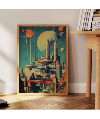 Futurism Building Poster Painting Wall Art Livraison rapide