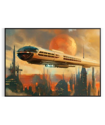 Futurism Of Travel Poster Painting Wall Print 1 une grave pollution 