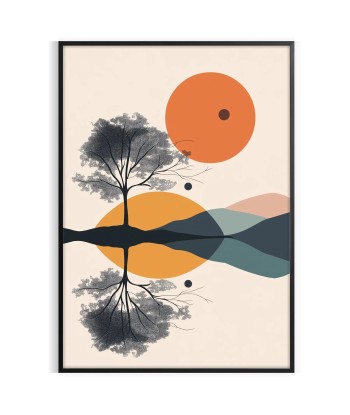 Geometric Minimal Art Print 12 une grave pollution 