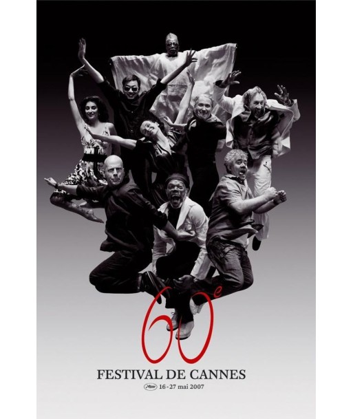 FESTIVAL de CANNES 2007 - BELLE AFFICHE ORIGINALE 60x80cm Etat Neuf de votre