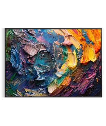 Impasto Oil Painting Wall Print 1 shop