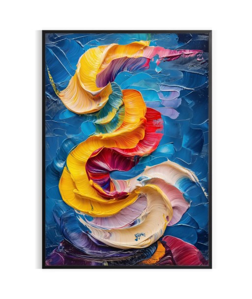 Impasto Oil Painting Wall Print 2 2024