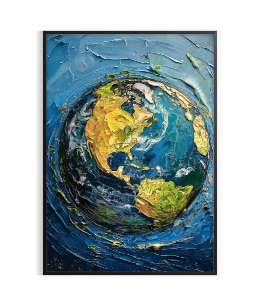 Impasto Oil Painting Wall Print 3 Le MVP de beaucoup