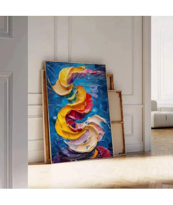 Impasto Oil Painting Wall Print 2 2024