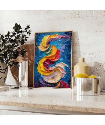 Impasto Oil Painting Wall Print 2 2024