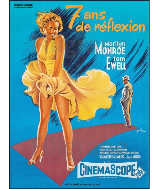 FILM 7 ANS de RéFLEXION Rafn-POSTER/REPRODUCTION d1 AFFICHE VINTAGE destockage