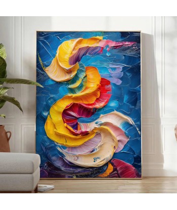 Impasto Oil Painting Wall Print 2 2024