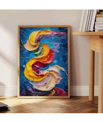 Impasto Oil Painting Wall Print 2 2024