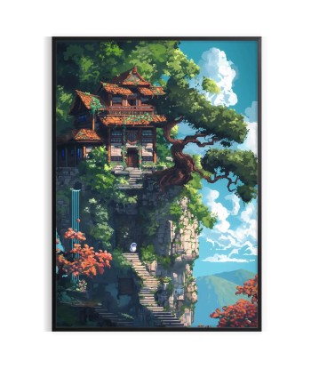 Pixel Art Print 1 d'Europe débarque