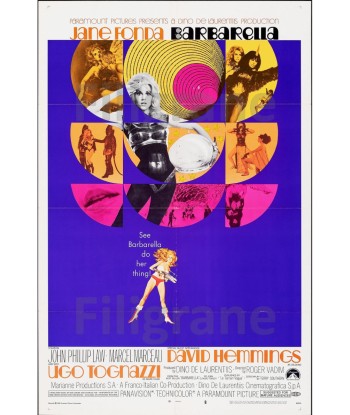 FILM BARBARELLA Rbii-POSTER/REPRODUCTION d1 AFFICHE VINTAGE Venez acheter