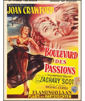 FILM BOULEVARD des PASSIONS Rgby-REPRODUCTION d1 AFFICHE VINTAGE Paris Déstockage Promo