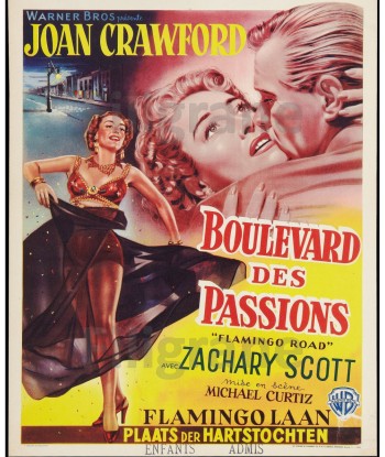 FILM BOULEVARD des PASSIONS Rptk-REPRODUCTION d1 AFFICHE VINTAGE Livraison rapide