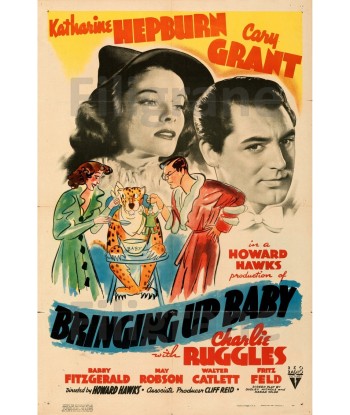 FILM BRINGING up BABY Rgft-POSTER/REPRODUCTION d1 AFFICHE VINTAGE hantent personnes