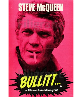 FILM BULLITT Rlns-POSTER/REPRODUCTION d1 AFFICHE VINTAGE Fin de série