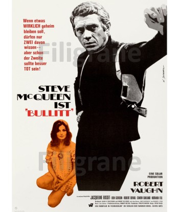 FILM BULLITT Ryix-POSTER/REPRODUCTION d1 AFFICHE VINTAGE Toutes les collections ici