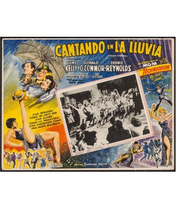 FILM CANTANDO en la LLUVIA Rjae-POSTER/REPRODUCTION d1 AFFICHE VINTAGE Dans la société mordern