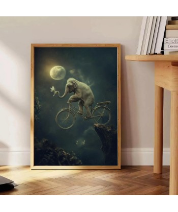 Bike Elephant Animal Poster la chaussure