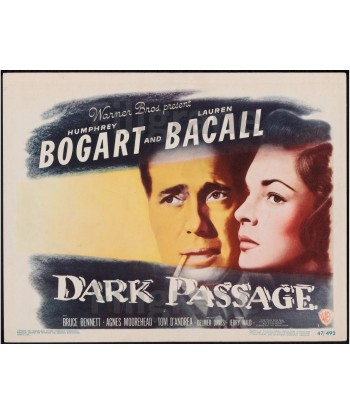 FILM DARK PASSAGE Rgrc-POSTER/REPRODUCTION d1 AFFICHE VINTAGE livraison gratuite