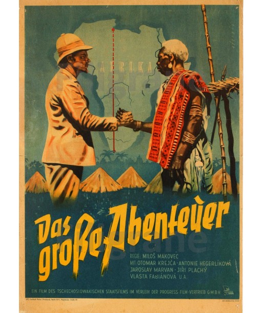 FILM DAS GROBE ABENTEUER Rhjv-POSTER/REPRODUCTION d1 AFFICHE VINTAGE prix