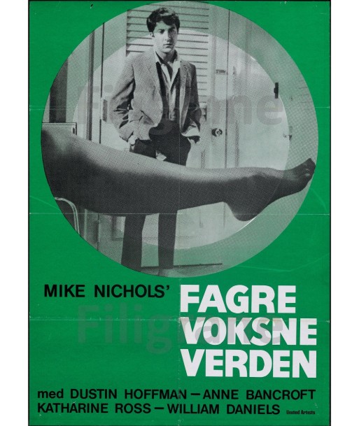 FILM FAGRE VOKSNE VERDEN Rwrm-POSTER/REPRODUCTION d1 AFFICHE VINTAGE Pour