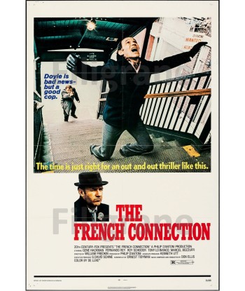 FILM FRENCH CONNECTION Rjsi-POSTER/REPRODUCTION d1 AFFICHE VINTAGE français