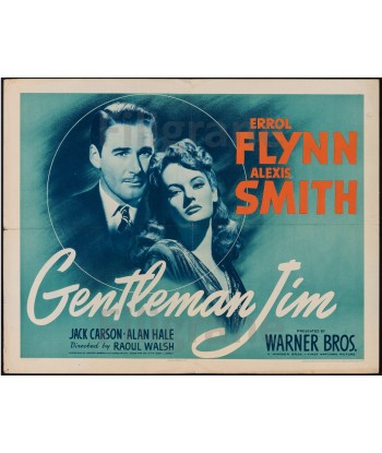 FILM GENTLEMAN JIM Royn-POSTER/REPRODUCTION d1 AFFICHE VINTAGE Véritable concentré