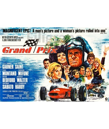 FILM GRAND PRIX Rspb-POSTER/REPRODUCTION d1 AFFICHE VINTAGE en ligne