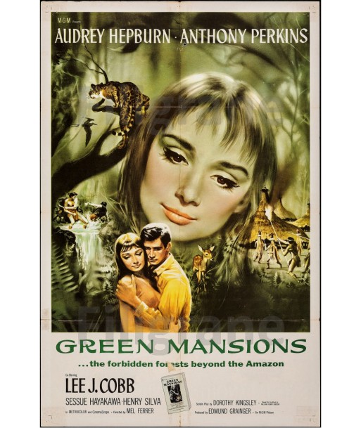 FILM GREEN MANSIONS Rinj-POSTER/REPRODUCTION d1 AFFICHE VINTAGE Les magasins à Paris et en Île-de-France